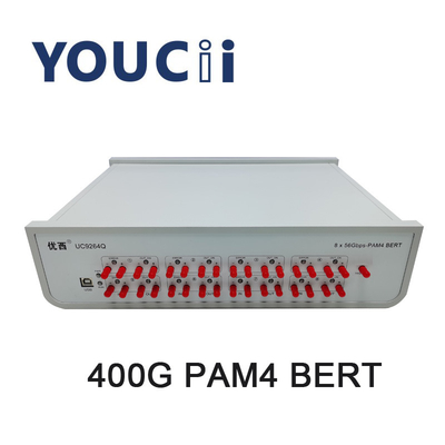 400G PM4 BERT टेस्टर PAM सपोर्ट रेट 14.0625 26.5625 28.9 GBd