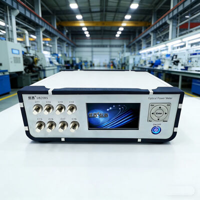 8-चैनल किफायती ऑप्टिकल पावर मीटर, डेटा डाउनलोड फ़ंक्शन के साथ
