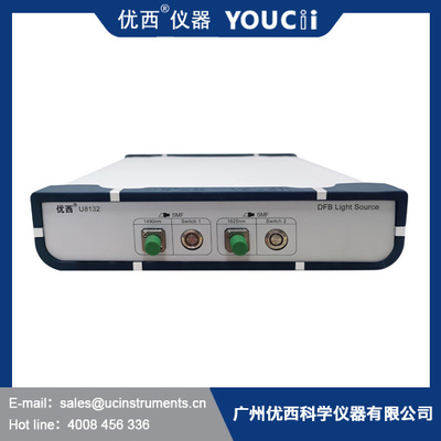 दोहरी चैनल DFB लेजर स्रोत तितली 850nm 980nm 1310nm 1550nm