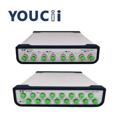 4Ch 8CH वेरिएबल ऑप्टिकल एटेन्यूएटर एटेन्यूएशन रेंज 0~45dB