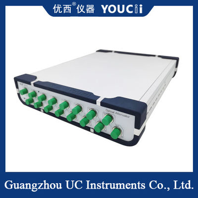 FC SC ST LC एडजस्टेबल ऑप्टिकल एटेन्यूएटर मैकेनिकल रेंज 0-40/60dB